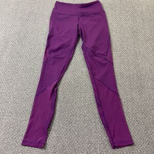 Victorias Secret Sport Knockout Capri Leggings Mesh Pockets Berry Size XS
